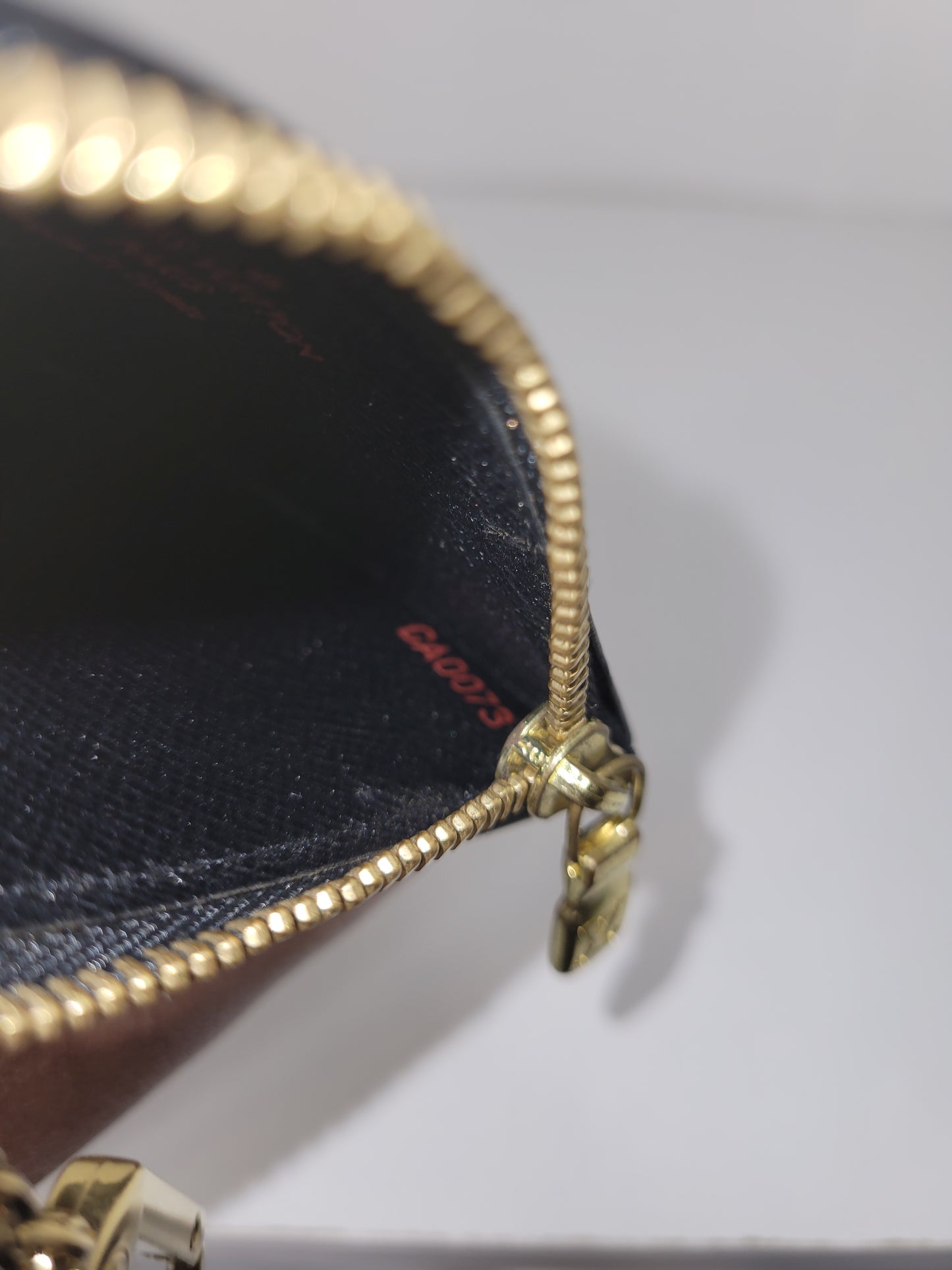 Louis Vuitton Vintage Black Epi Key Pouch CA0073