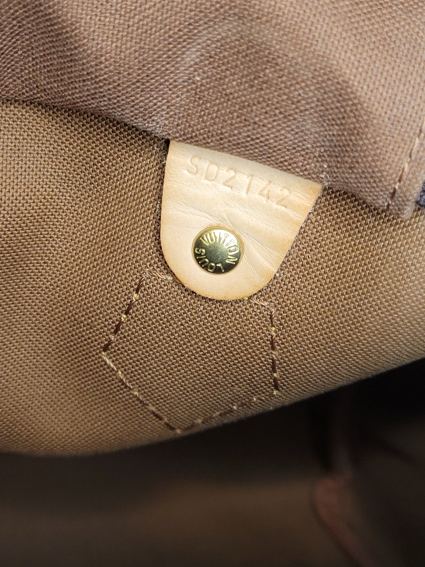 Louis Vuitton Monogram Speedy 30 Bandouliere SD2142