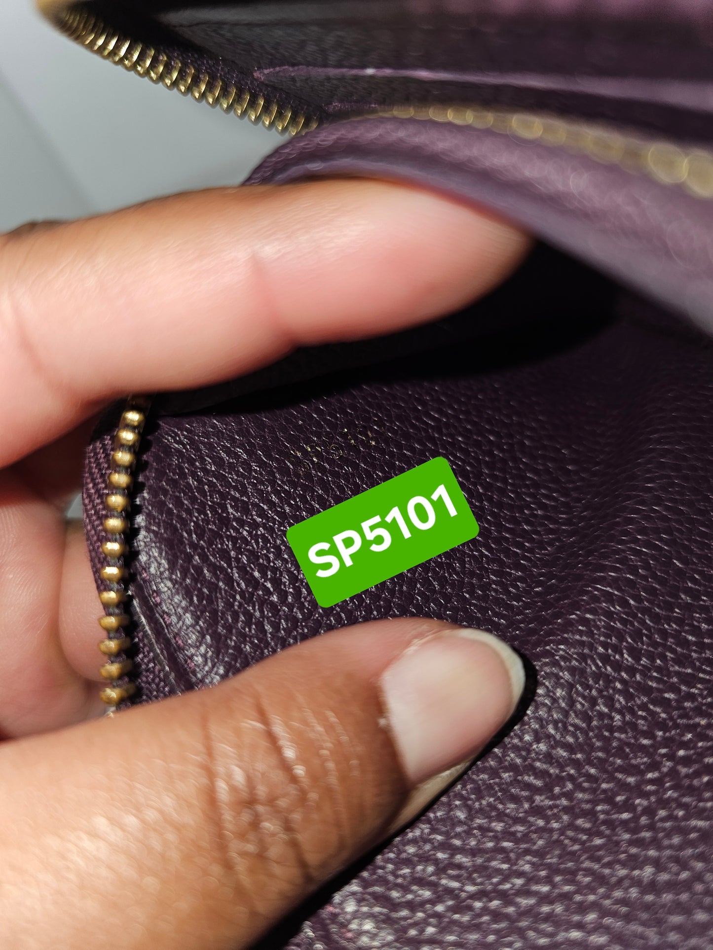 Louis Vuitton Purple Secret Empreinte Zippy Wallet SP5101