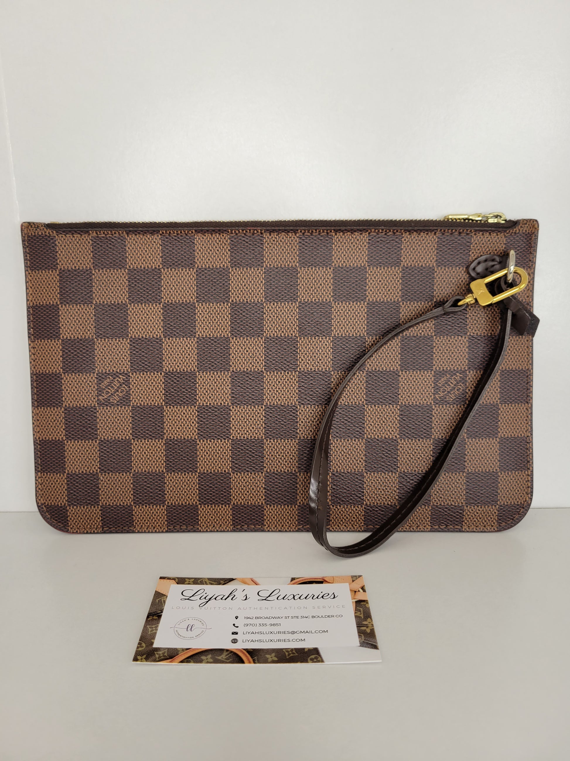 Authenticated Used Louis Vuitton Bag Damier Graphite Pochette