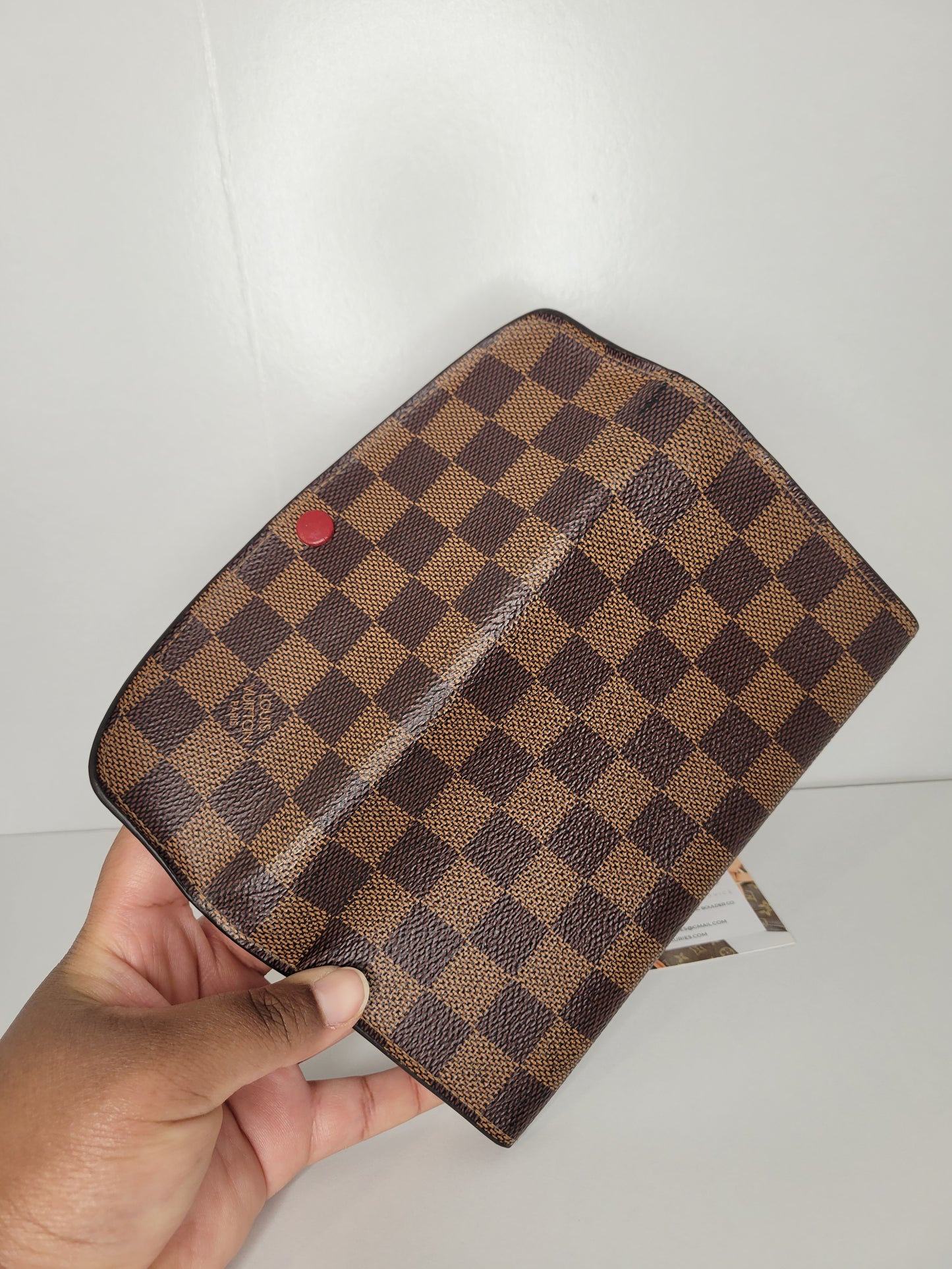 Louis Vuitton Damier Ebene Emilie Wallet CA3185