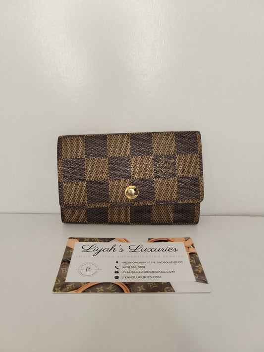 Louis Vuitton Vintage Damier Ebene Six Key Holder TH0918