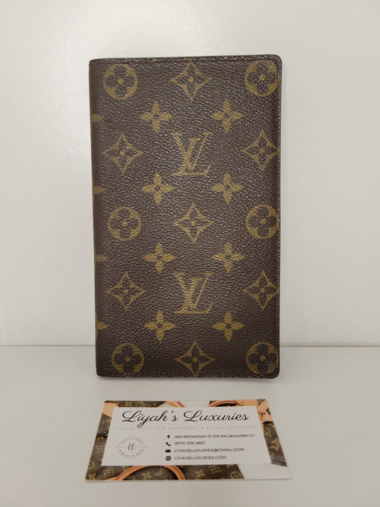 Louis Vuitton Vintage Porte Chequier Carte Wallet CA0927