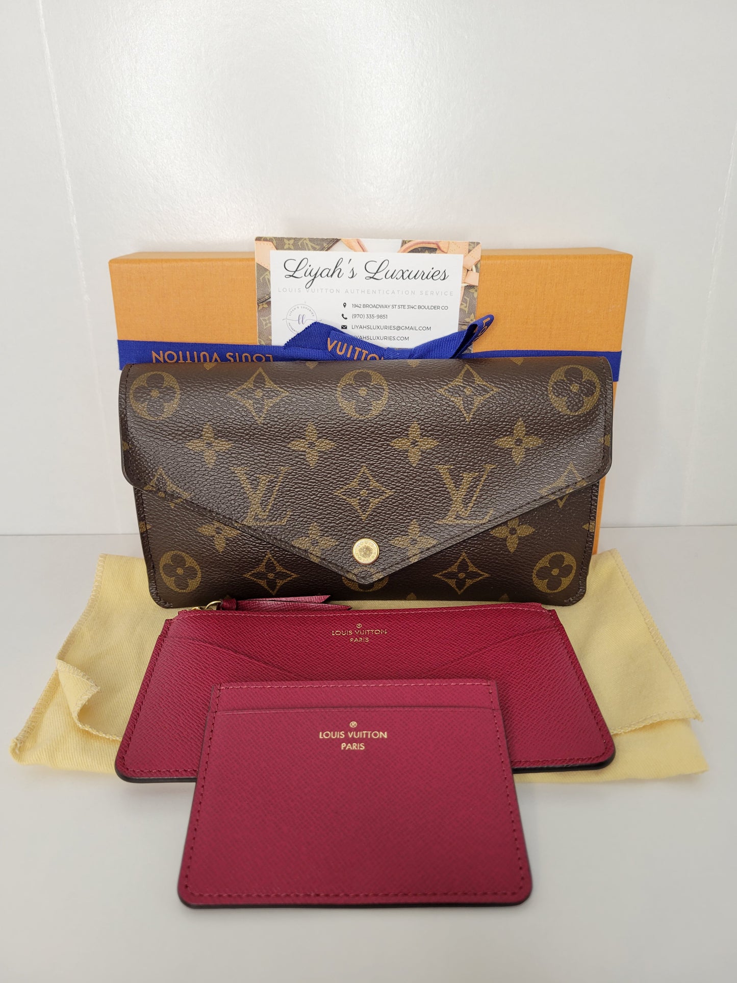 Louis Vuitton Monogram Jeanne Wallet CA3166