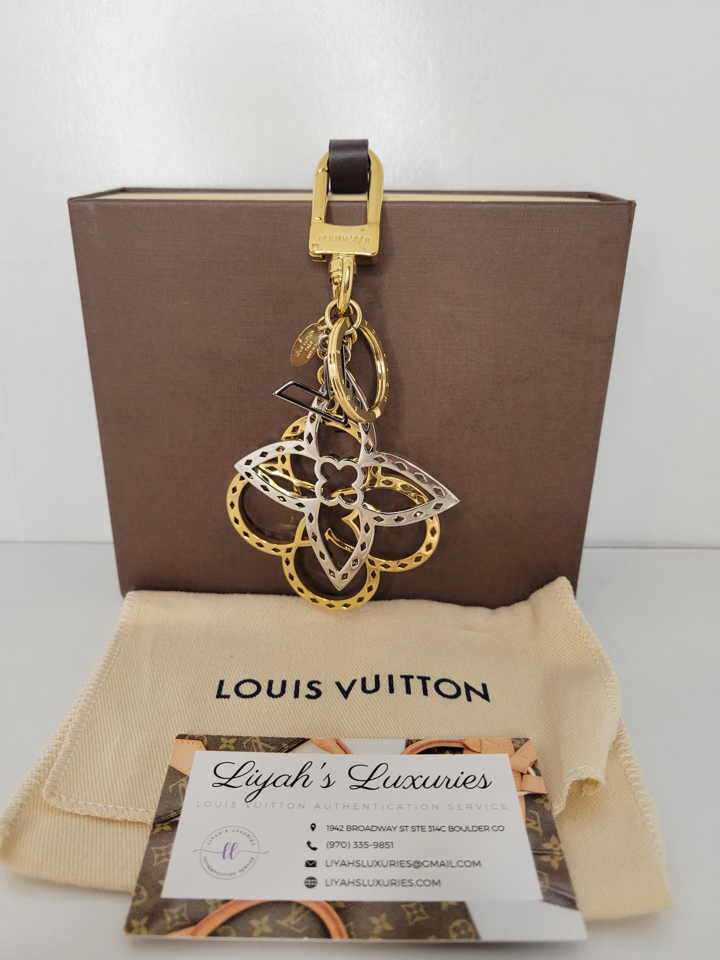 Louis Vuitton Gold and Silver Neo Tapage Bag Charm EA0156