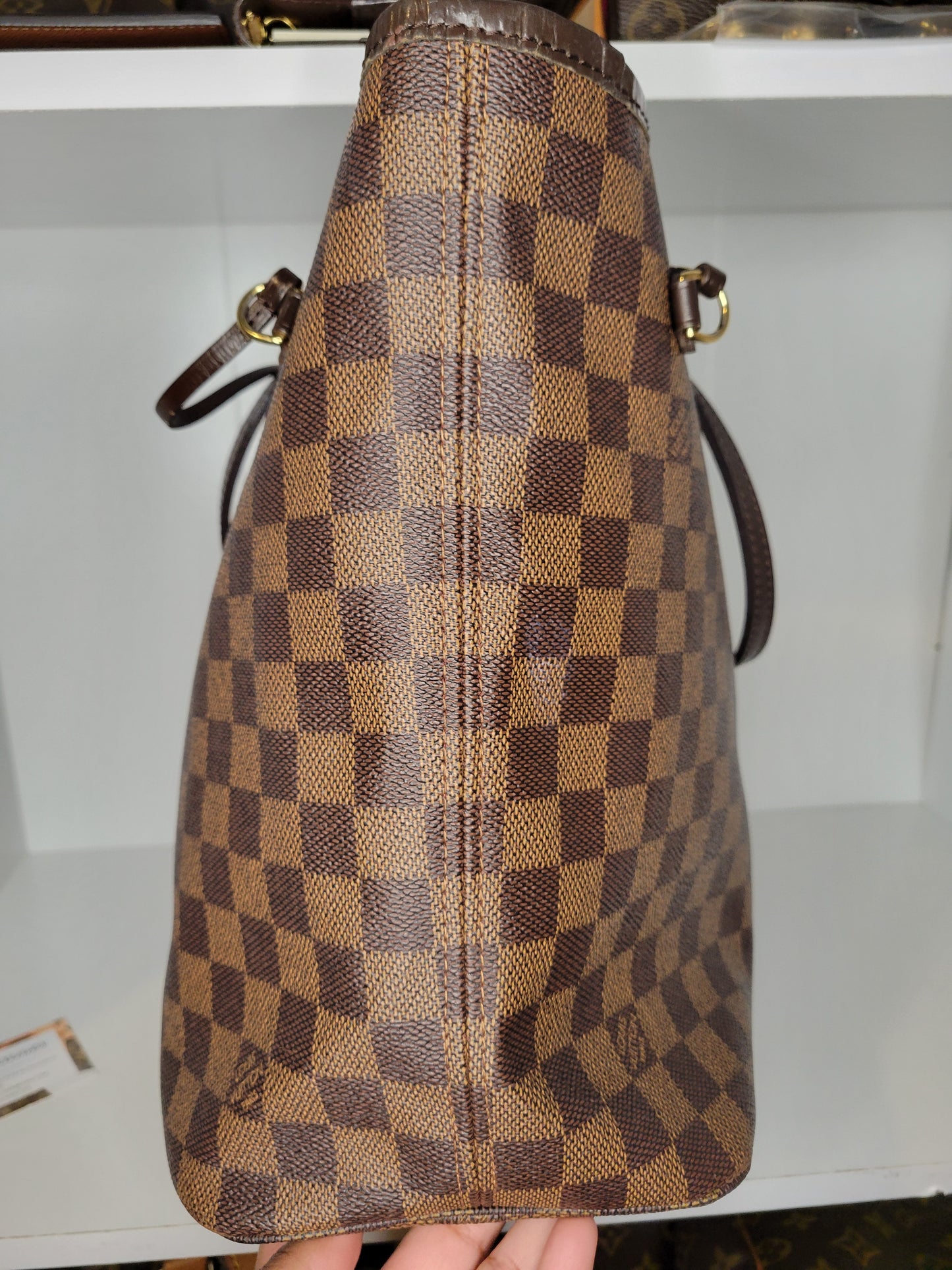 Louis Vuitton Damier Ebene Neverfull Tote MM AR0140