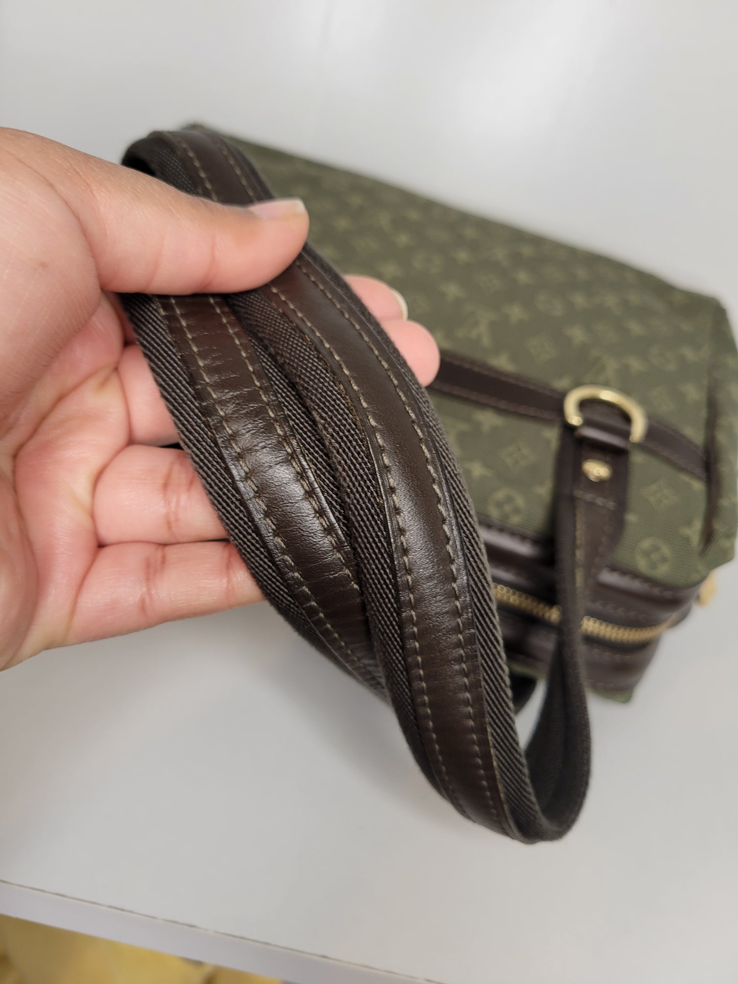 Louis Vuitton Green Mini Lin Josephine PM VI0013