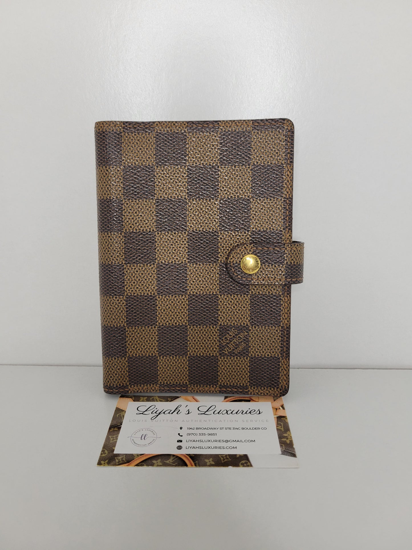 Louis Vuitton Damier Ebene Agenda PM CA0020