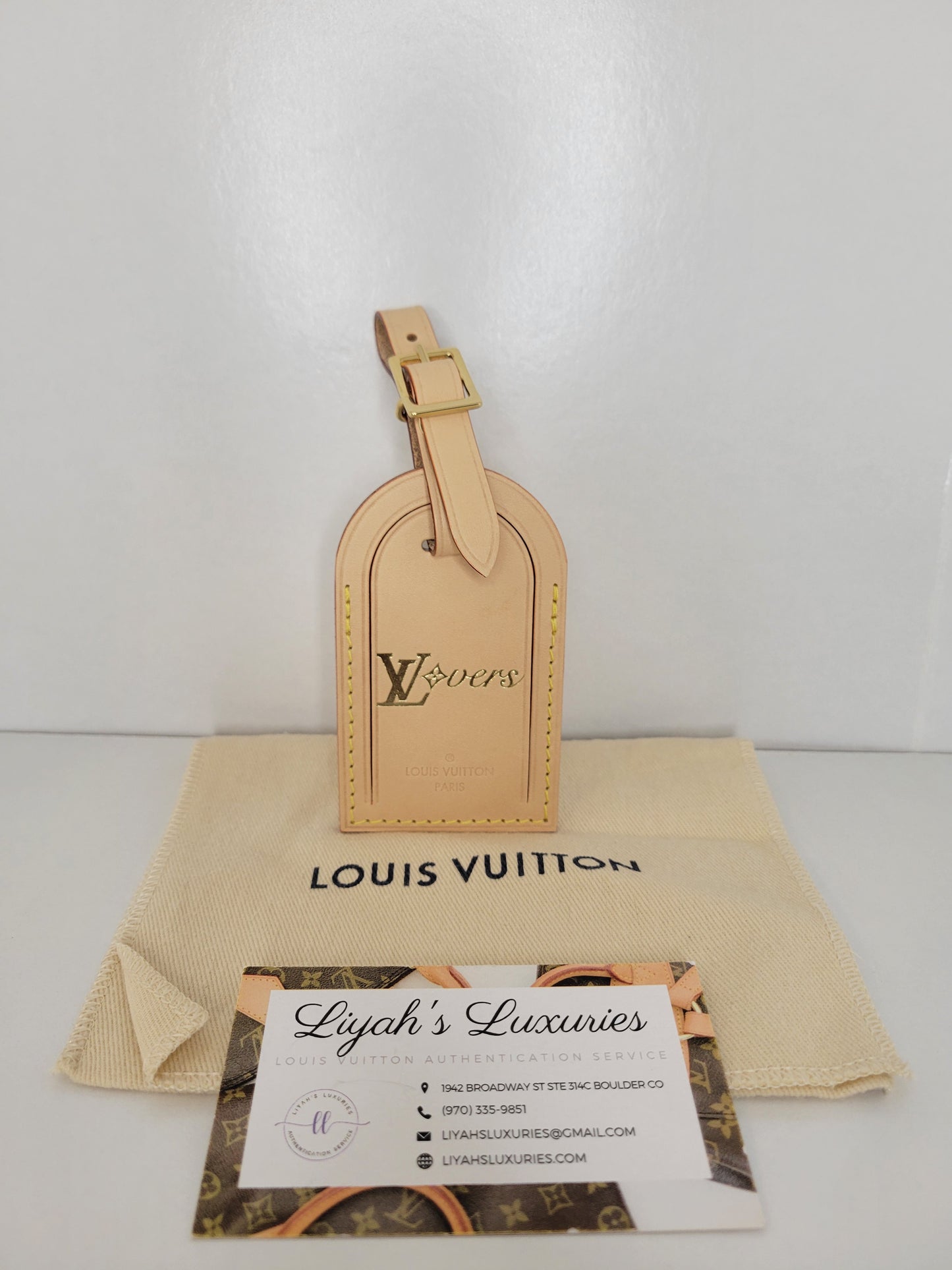 Louis Vuitton LVoers Vachetta Luggage Tag