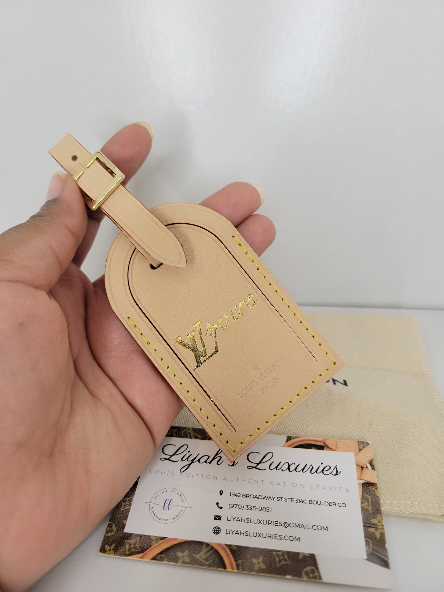 Louis Vuitton LVoers Vachetta Luggage Tag