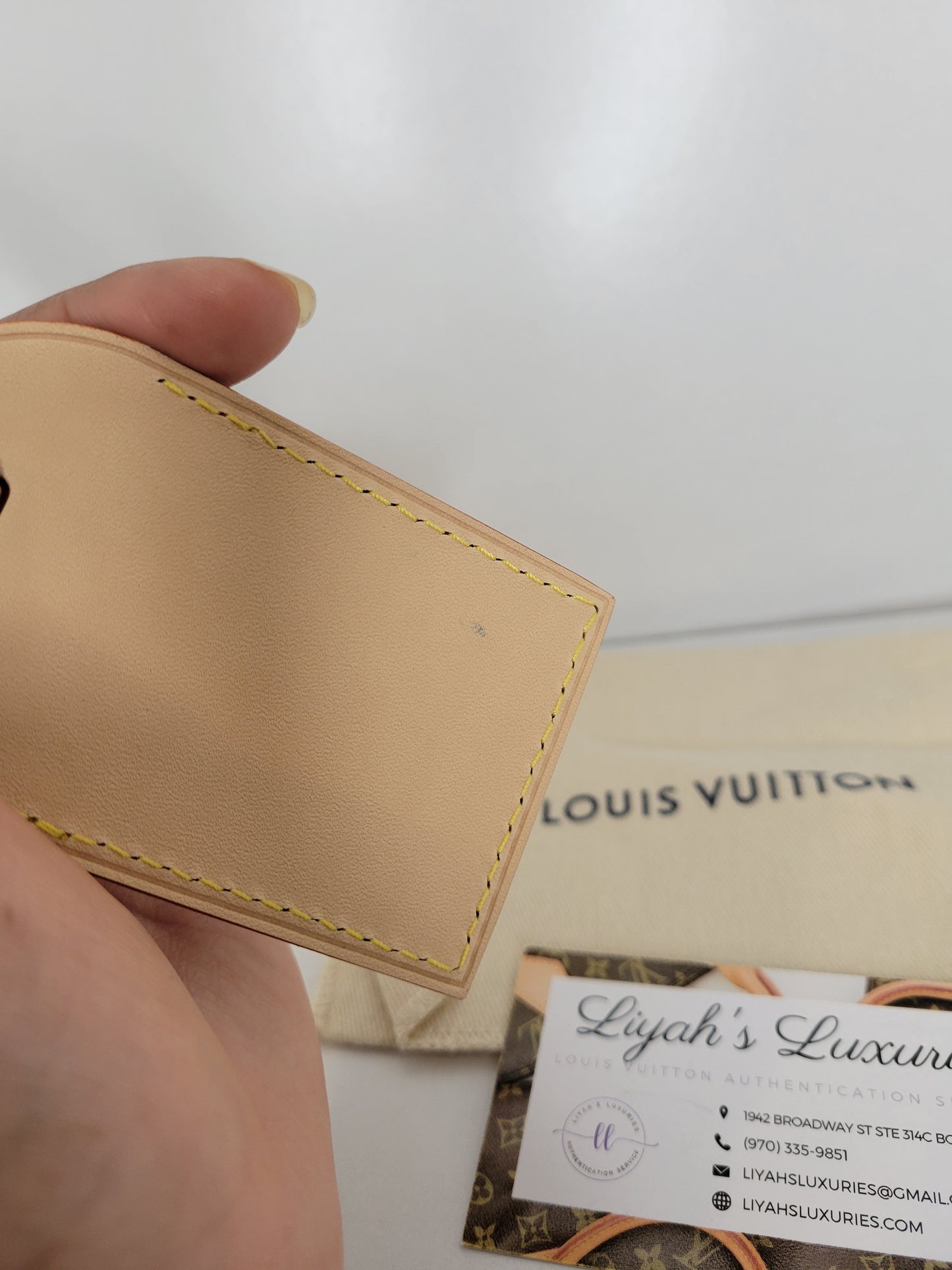 Louis Vuitton LVoers Vachetta Luggage Tag