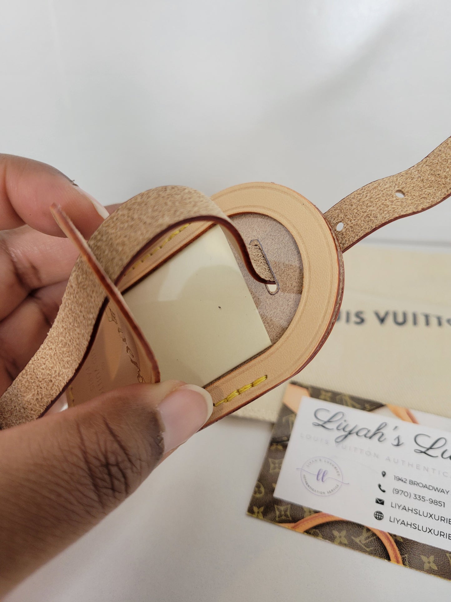 Louis Vuitton LVoers Vachetta Luggage Tag