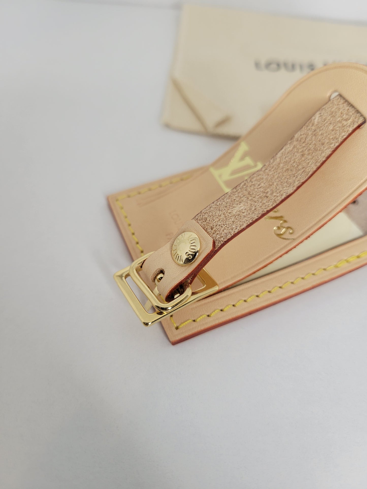 Louis Vuitton LVoers Vachetta Luggage Tag