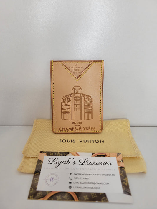 Louis Vuitton Rare VIP Gift Vachetta Card Holder