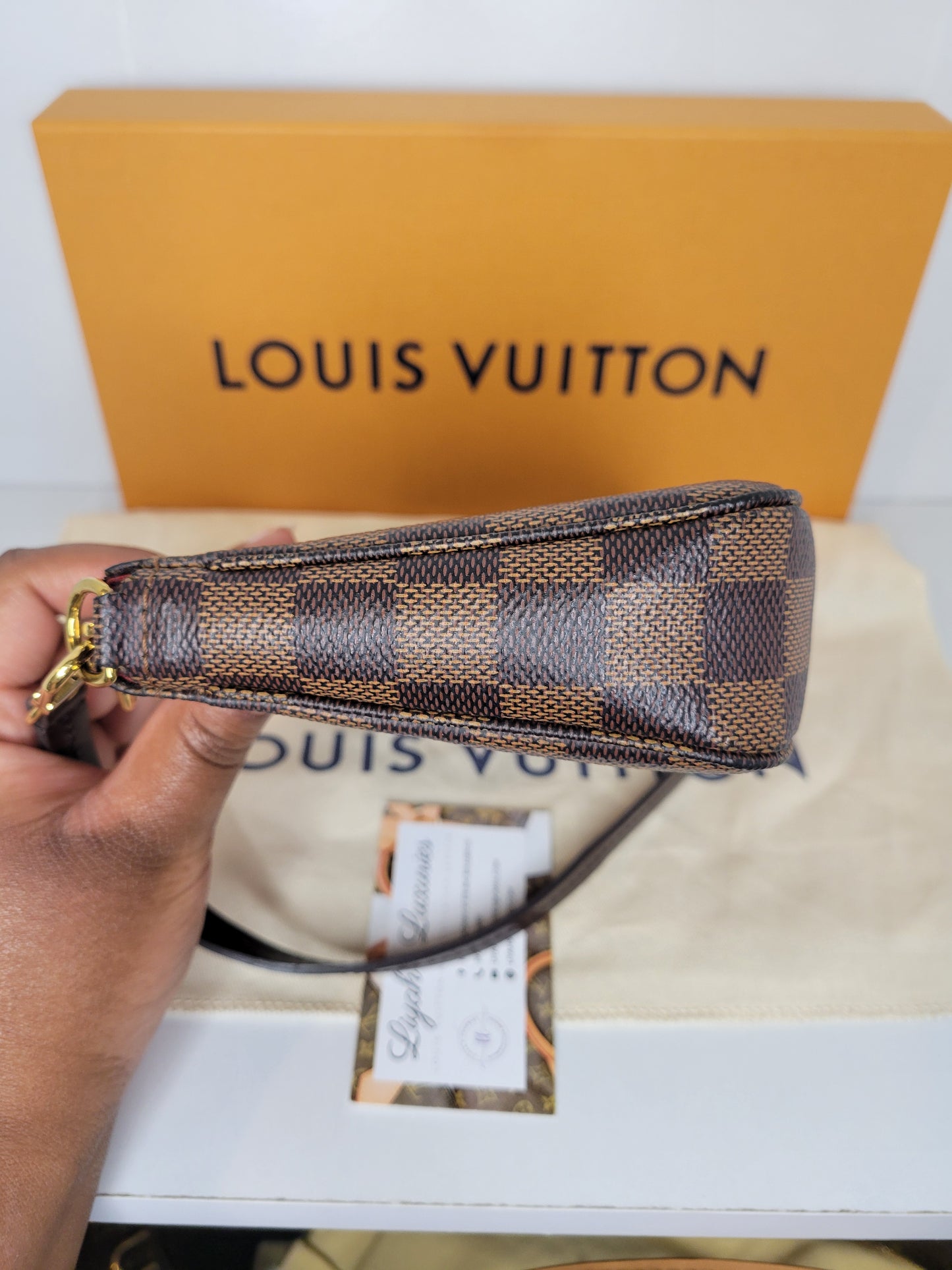 Louis Vuitton Damier Ebene Pochette Accessoires NM MB1147