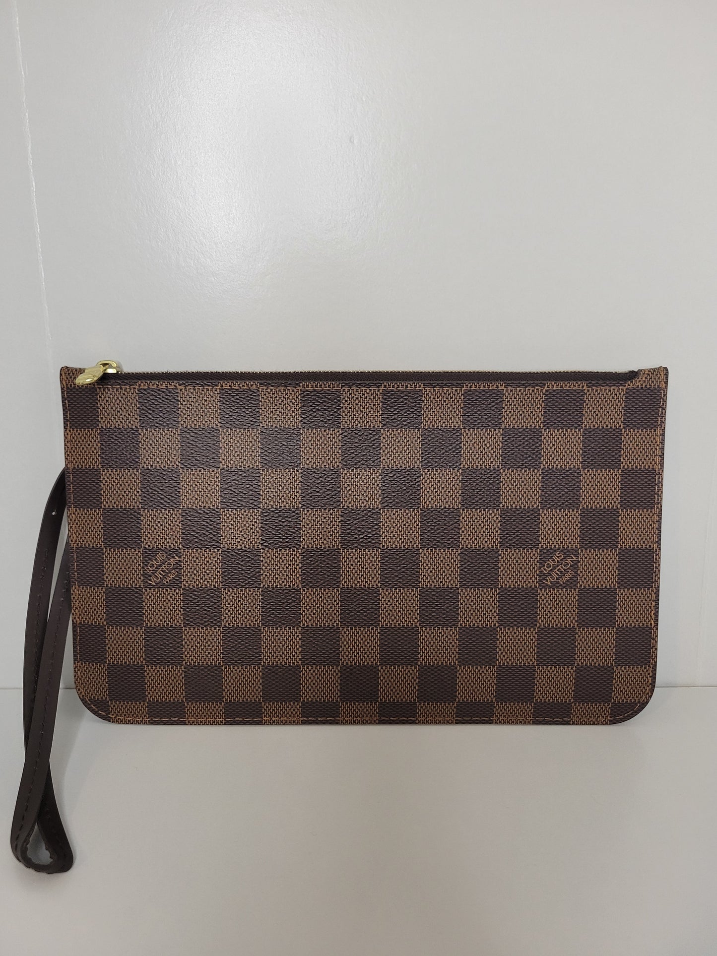 Louis Vuitton Damier Ebene Neverfull GM & Pochette (Microchip)