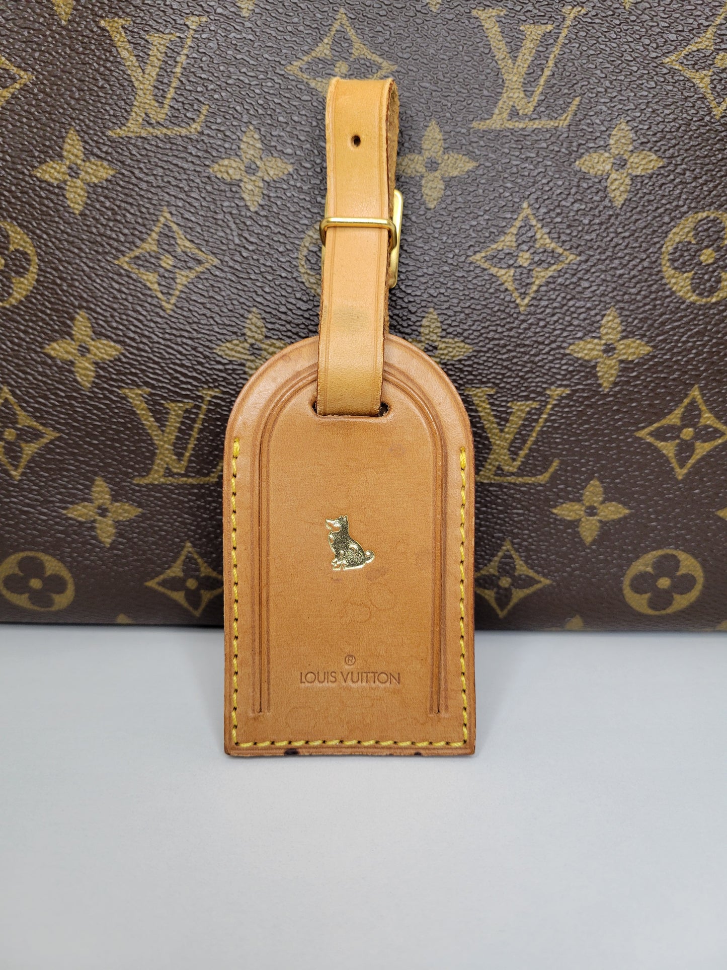 Louis Vuitton Year of the Dog Luggage Tag