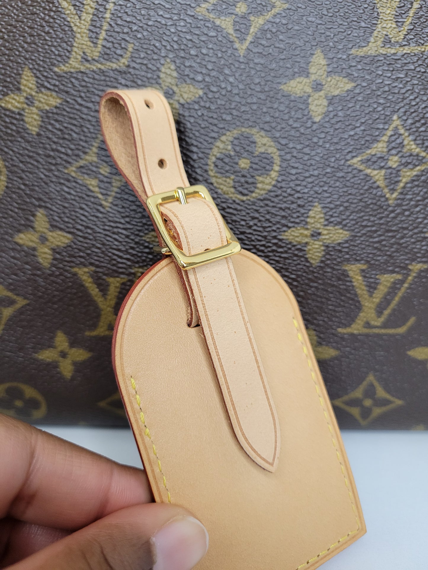 Louis Vuitton Rome Colosseum Luggage Tag