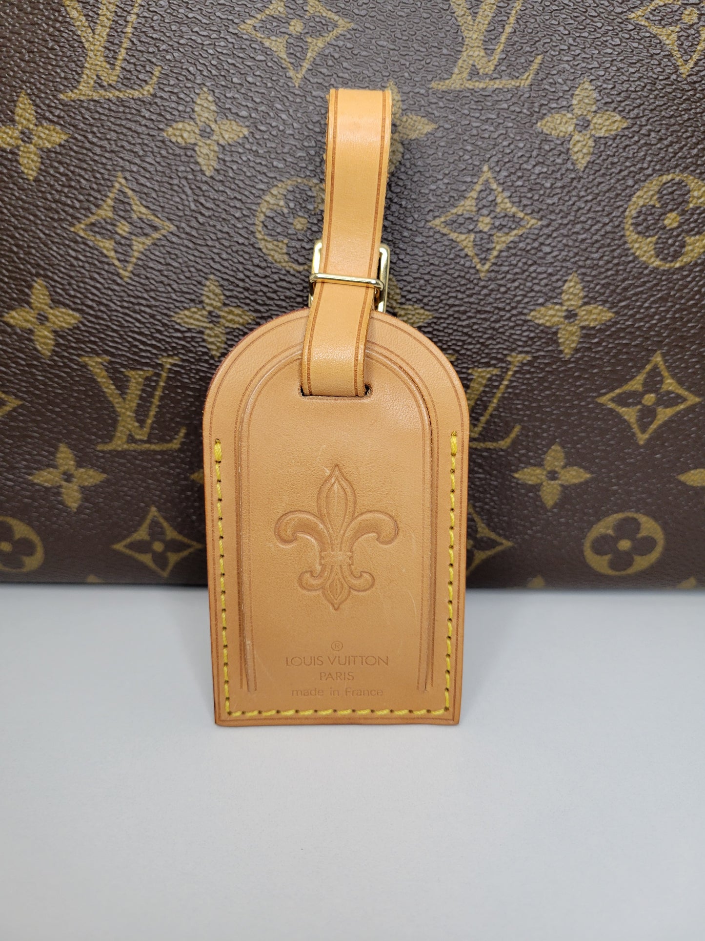 Louis Vuitton Fleur De Lis Luggage Tag