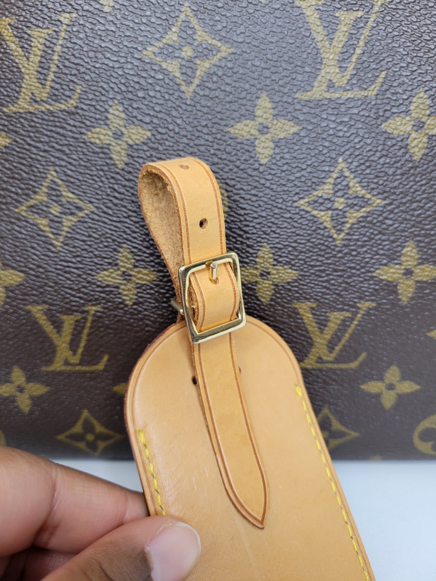 Louis Vuitton Fleur De Lis Luggage Tag