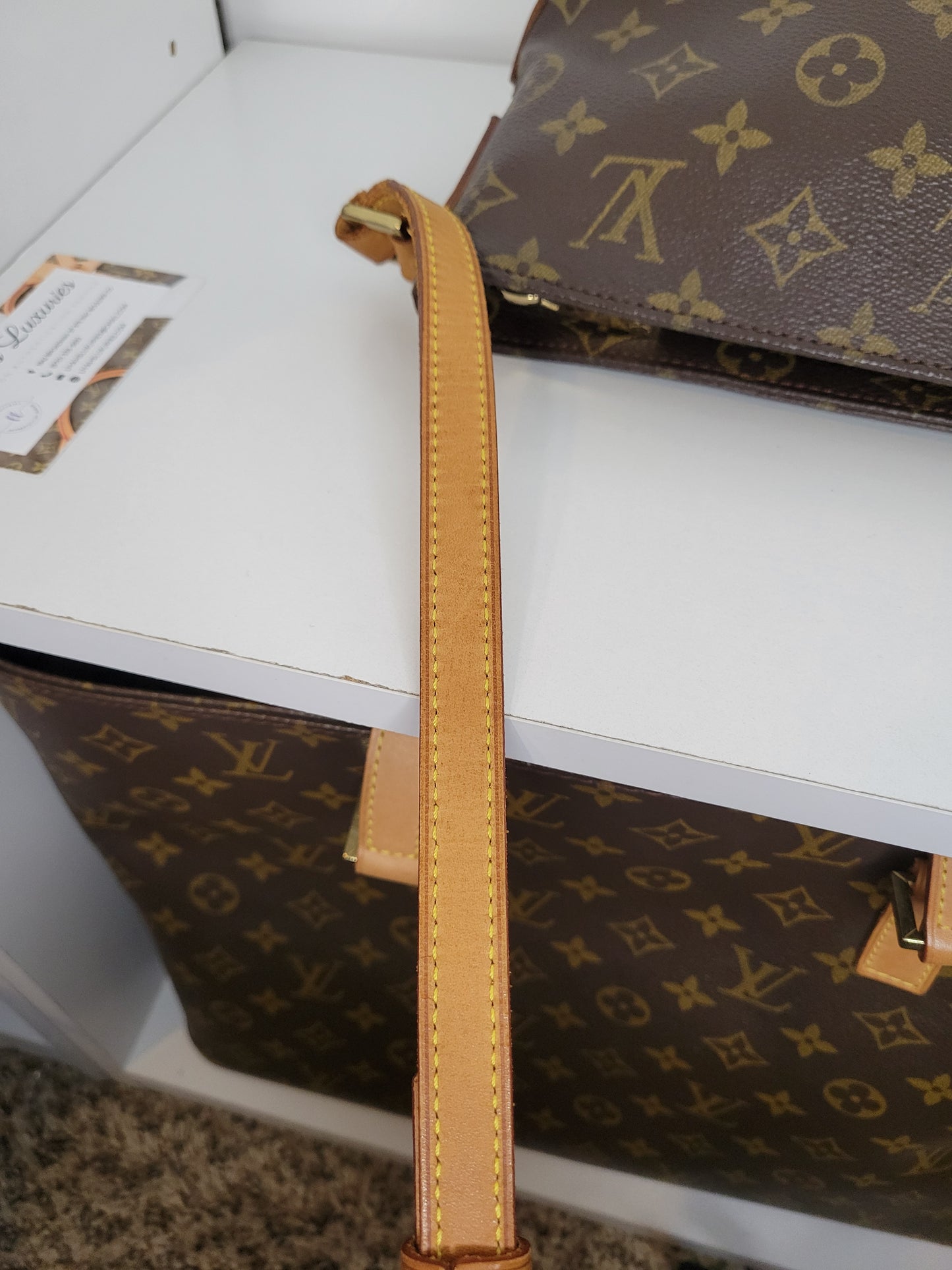 Louis Vuitton Monogram Trotteur Shoulder / Crossbody Bag AR0021