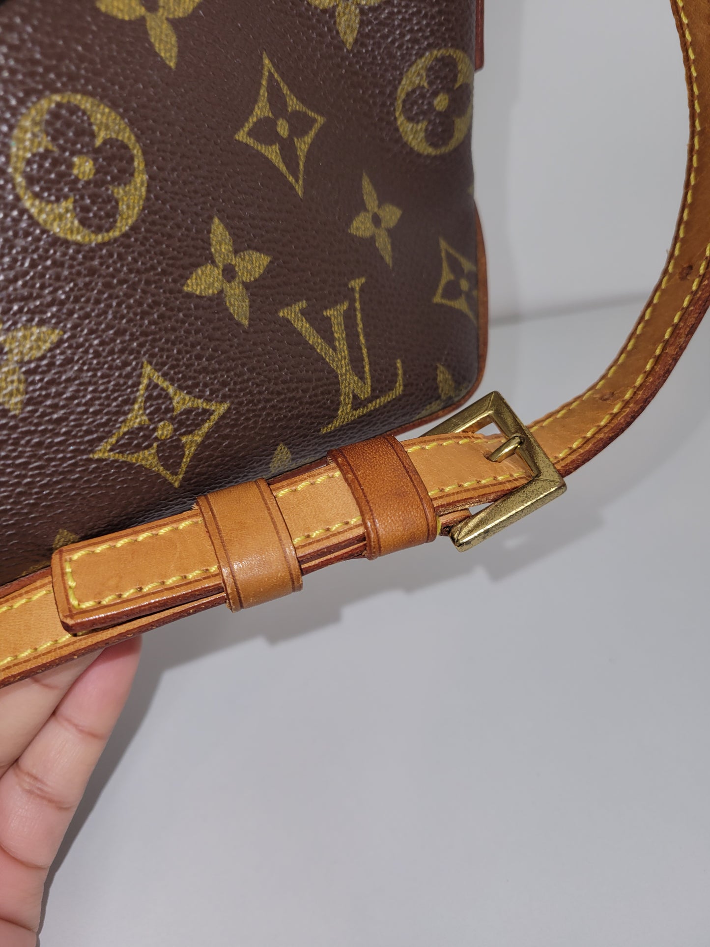 Louis Vuitton Monogram Trotteur Shoulder / Crossbody Bag AR0021