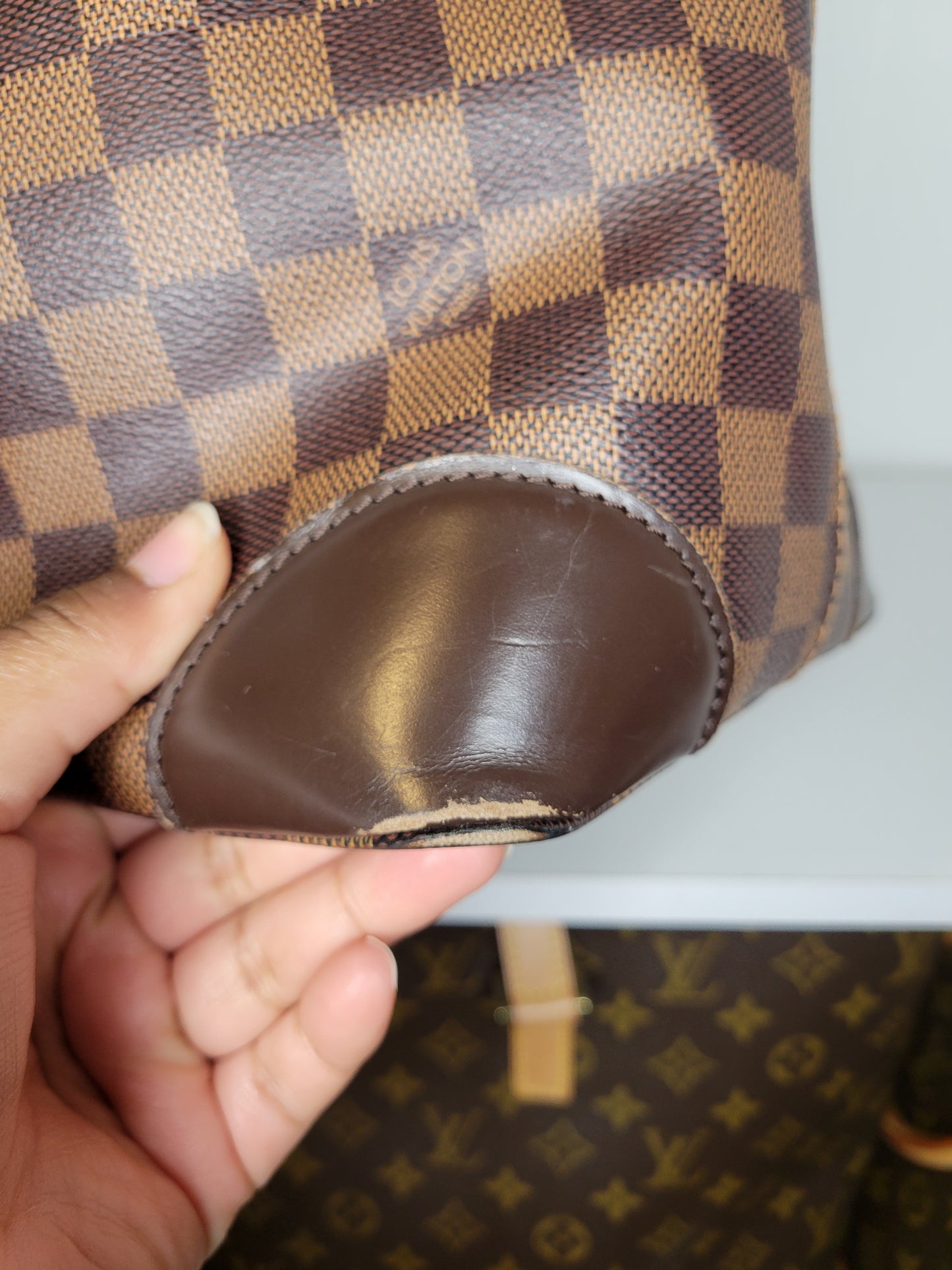 Louis Vuitton Damier Ebene Hampstead MM