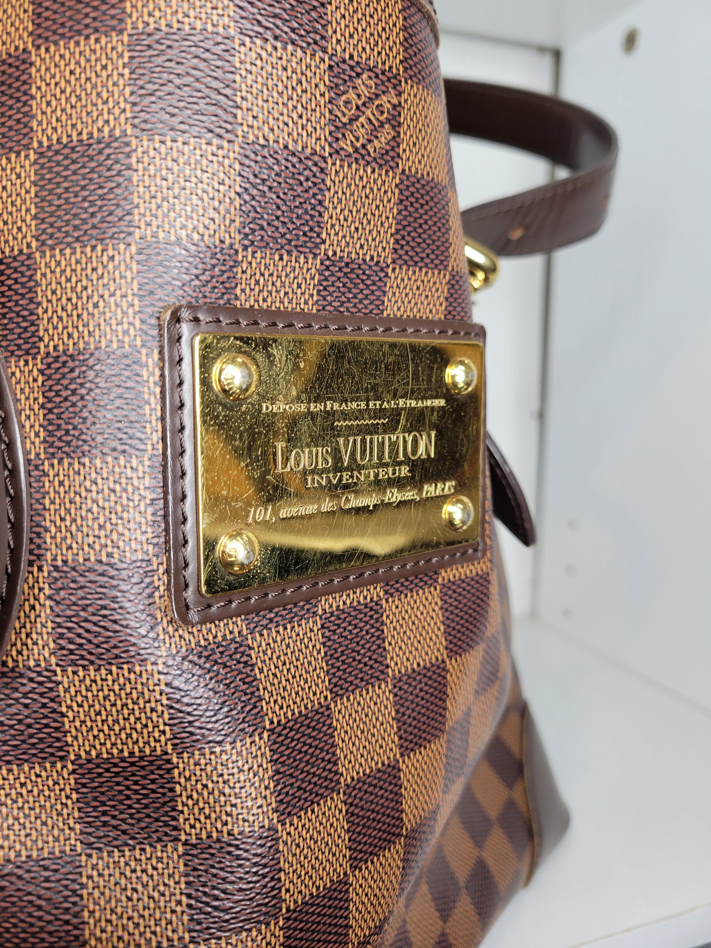 Louis Vuitton Damier Ebene Hampstead MM