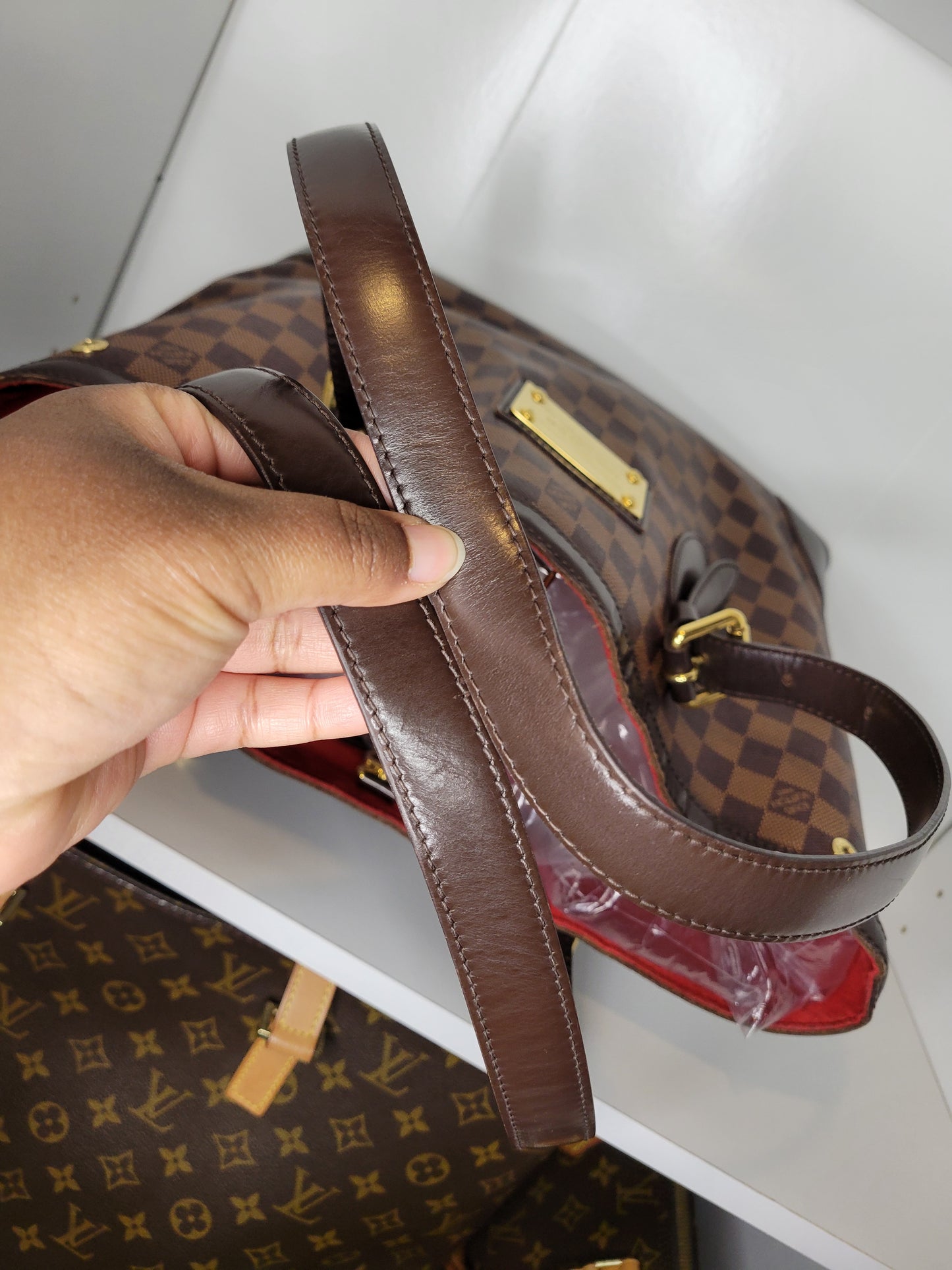 Louis Vuitton Damier Ebene Hampstead MM