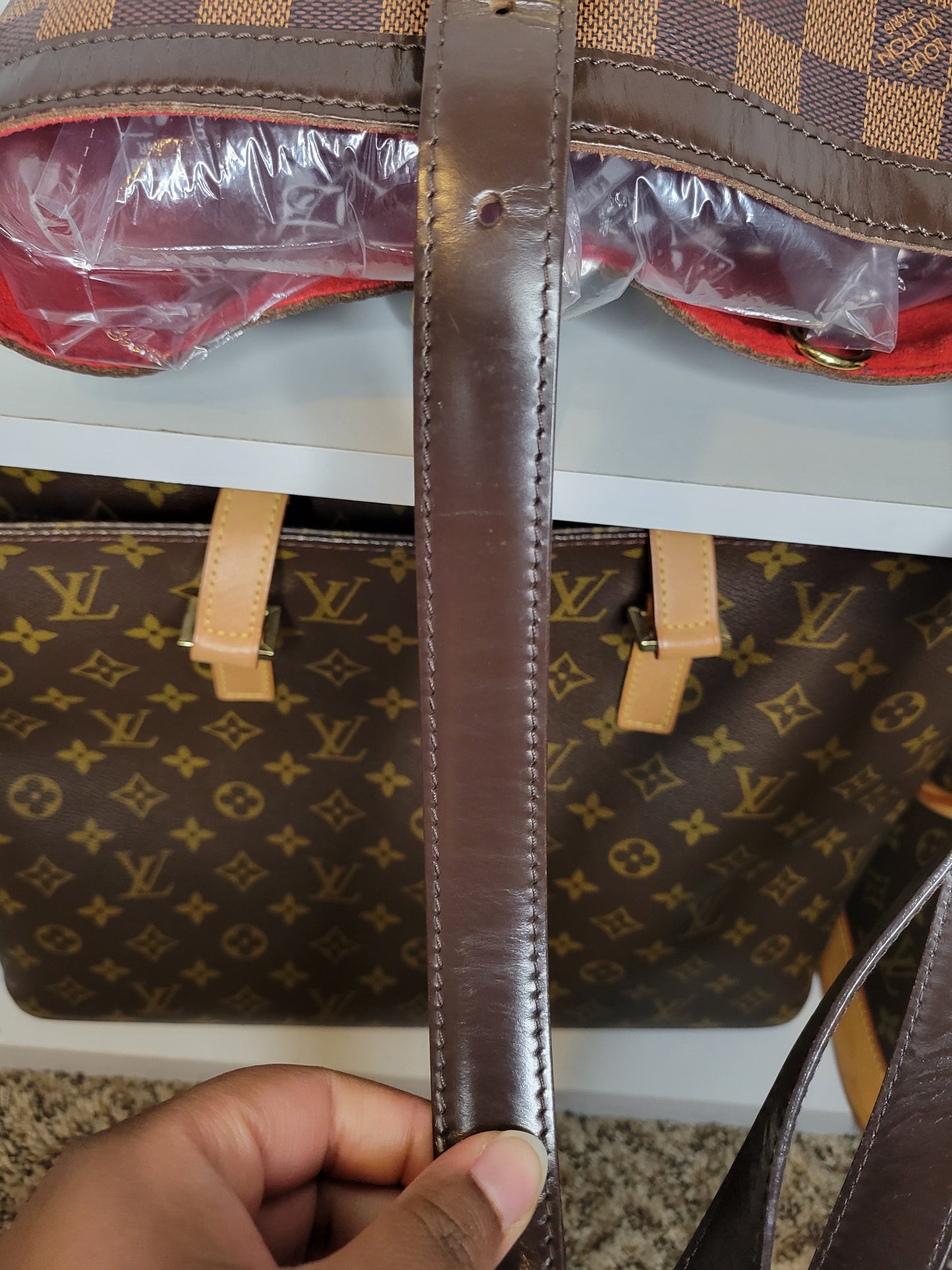 Louis Vuitton Damier Ebene Hampstead MM