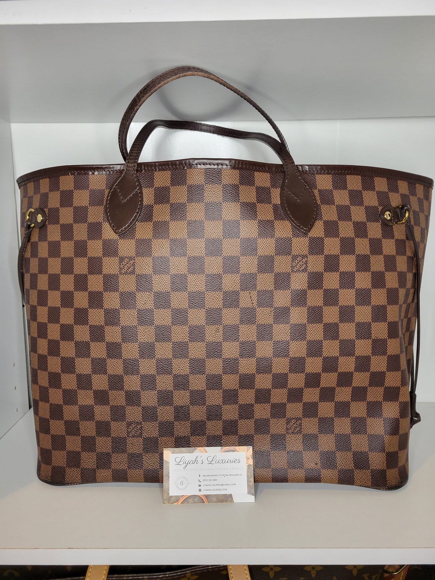 Louis Vuitton Damier Ebene Neverfull GM SD1146