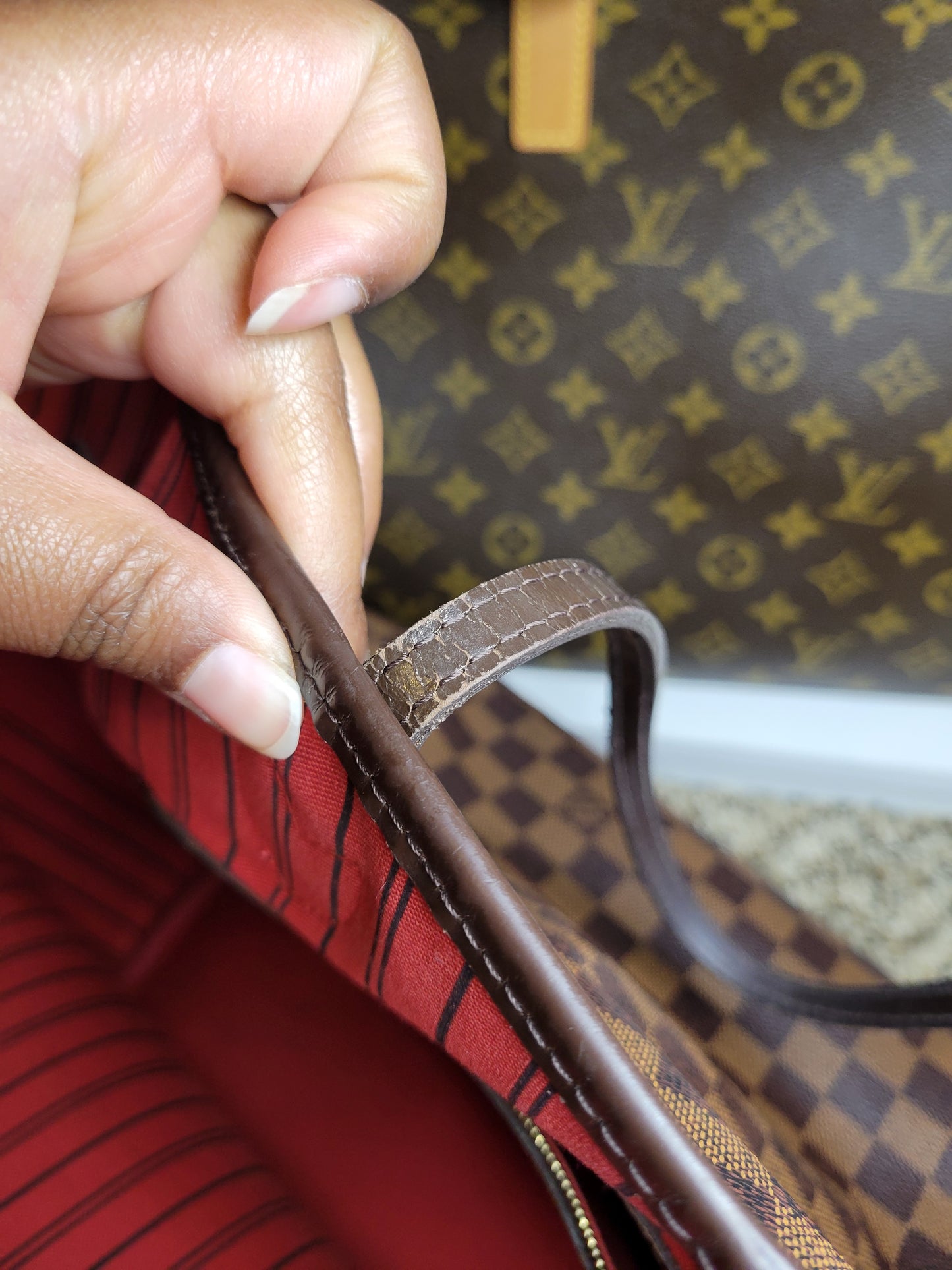 Louis Vuitton Damier Ebene Neverfull GM SD1146