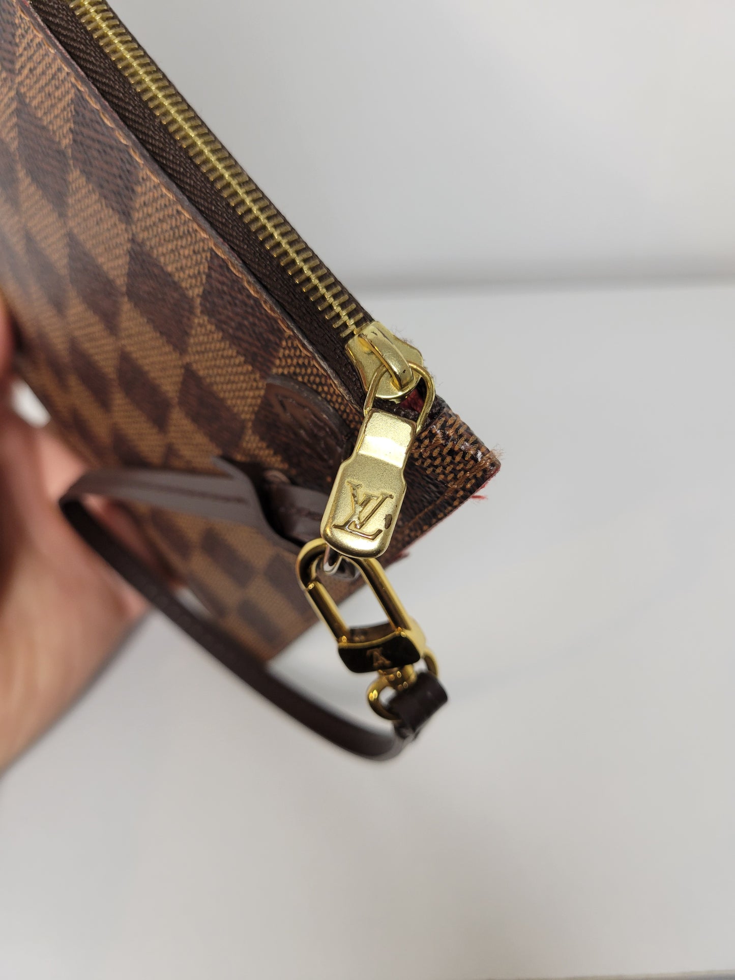 Louis Vuitton Damier Ebene Neverfull MM and Pochette AR2126