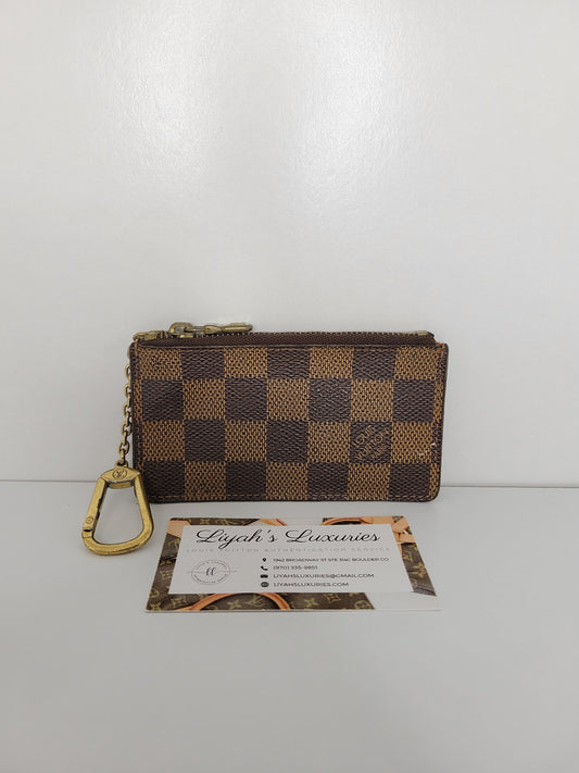 Louis Vuitton Centenaire Damier Ebene Key Pouch CA0948