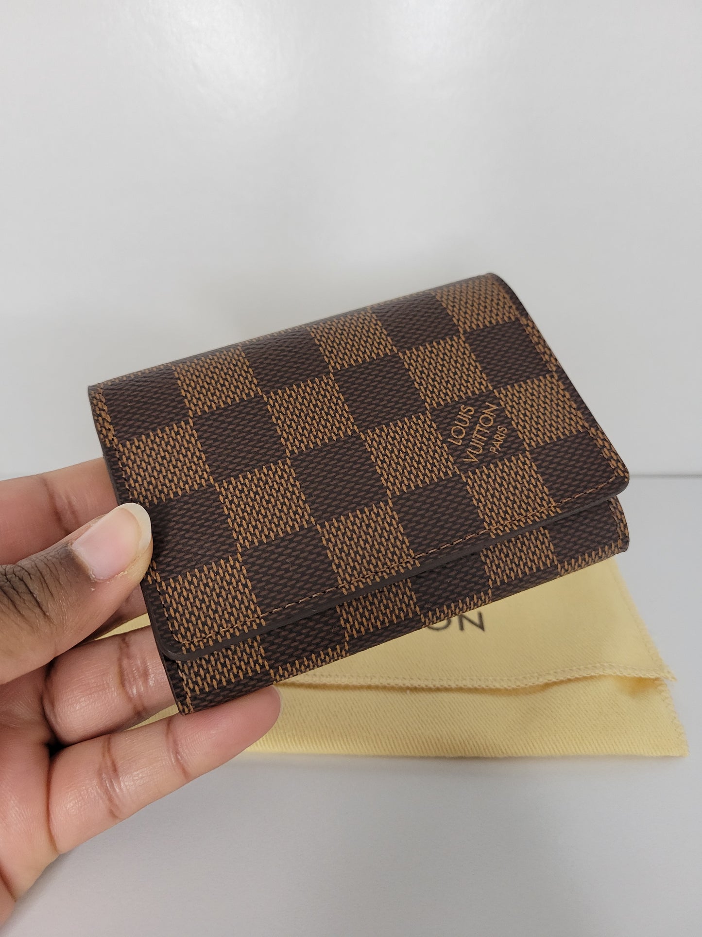 Louis Vuitton Damier Ebene Business Card Holder CA4183