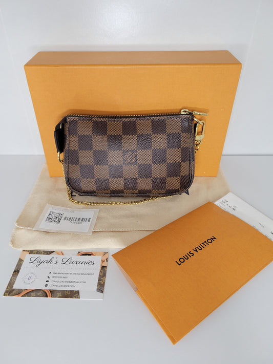 Louis Vuitton Damier Ebene Mini Pochette SF0241