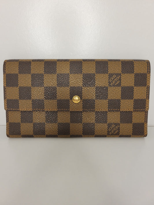 Louis Vuitton Porte Tresor International Damier Ebene TH0978