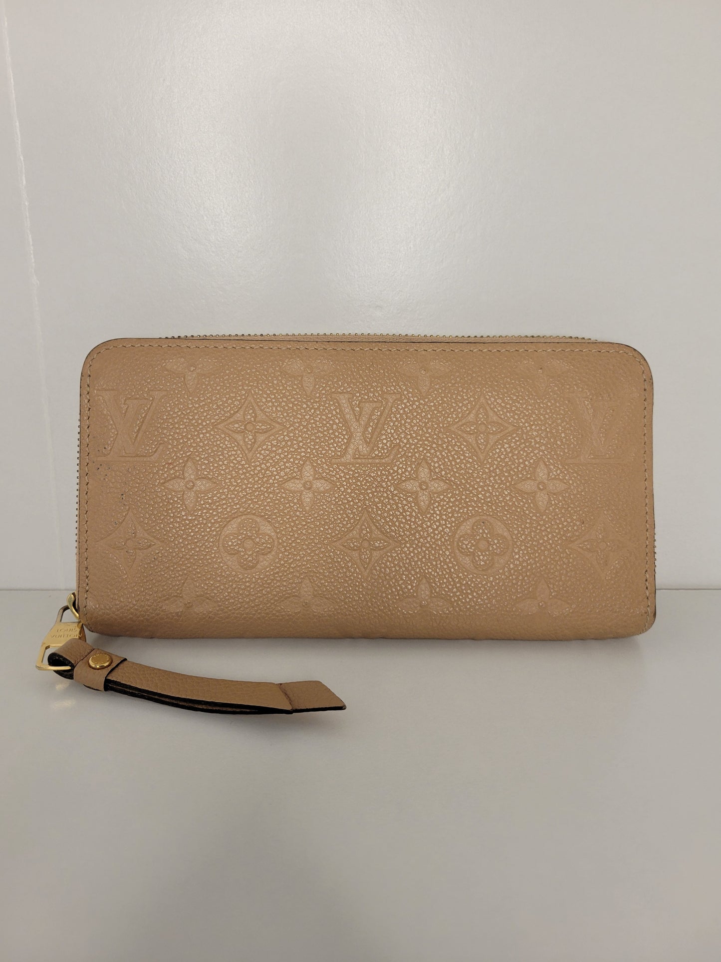 Louis Vuitton Empreinte Beige Zippy Wallet SP5107