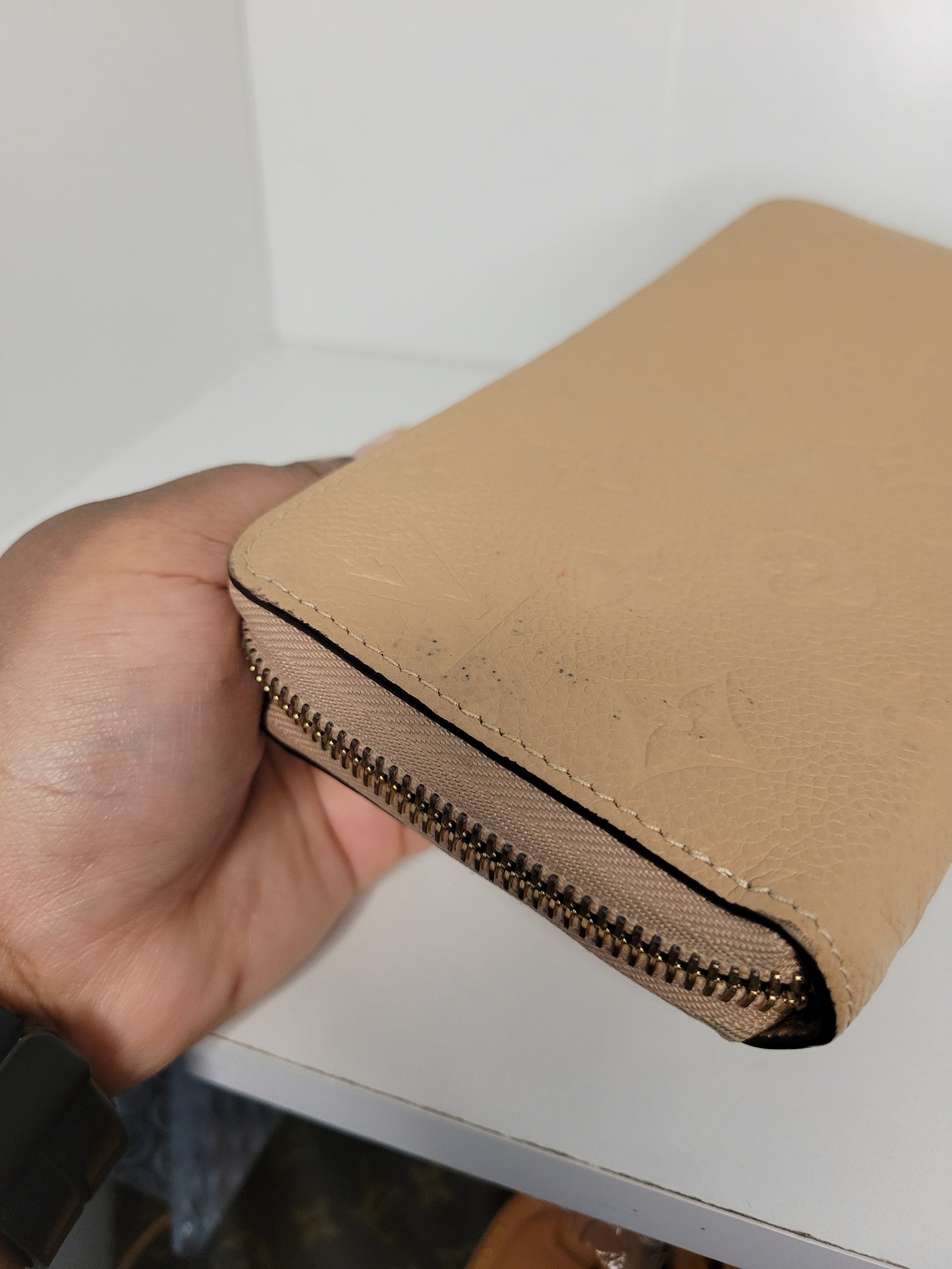 Louis Vuitton Empreinte Beige Zippy Wallet SP5107