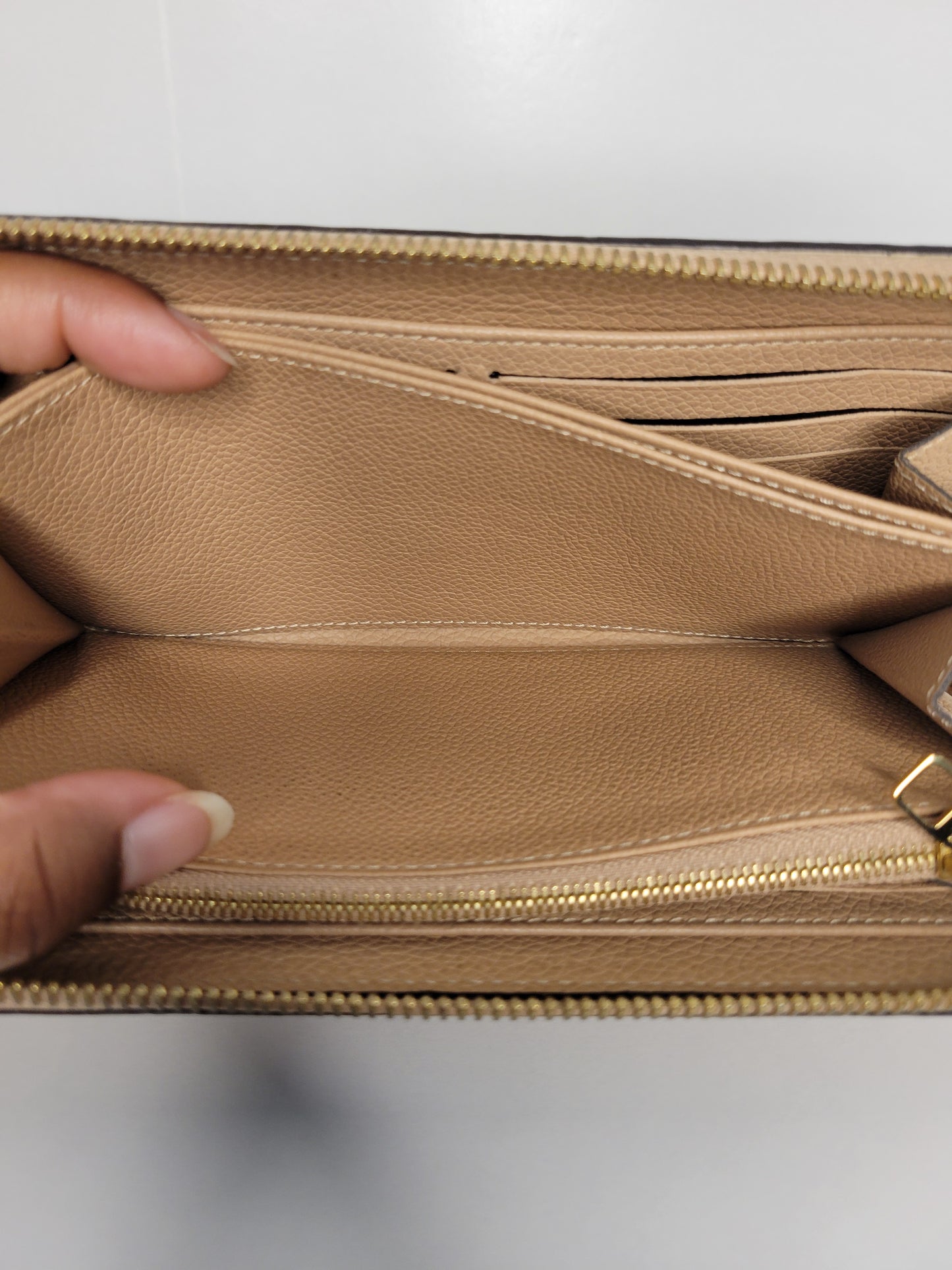 Louis Vuitton Empreinte Beige Zippy Wallet SP5107