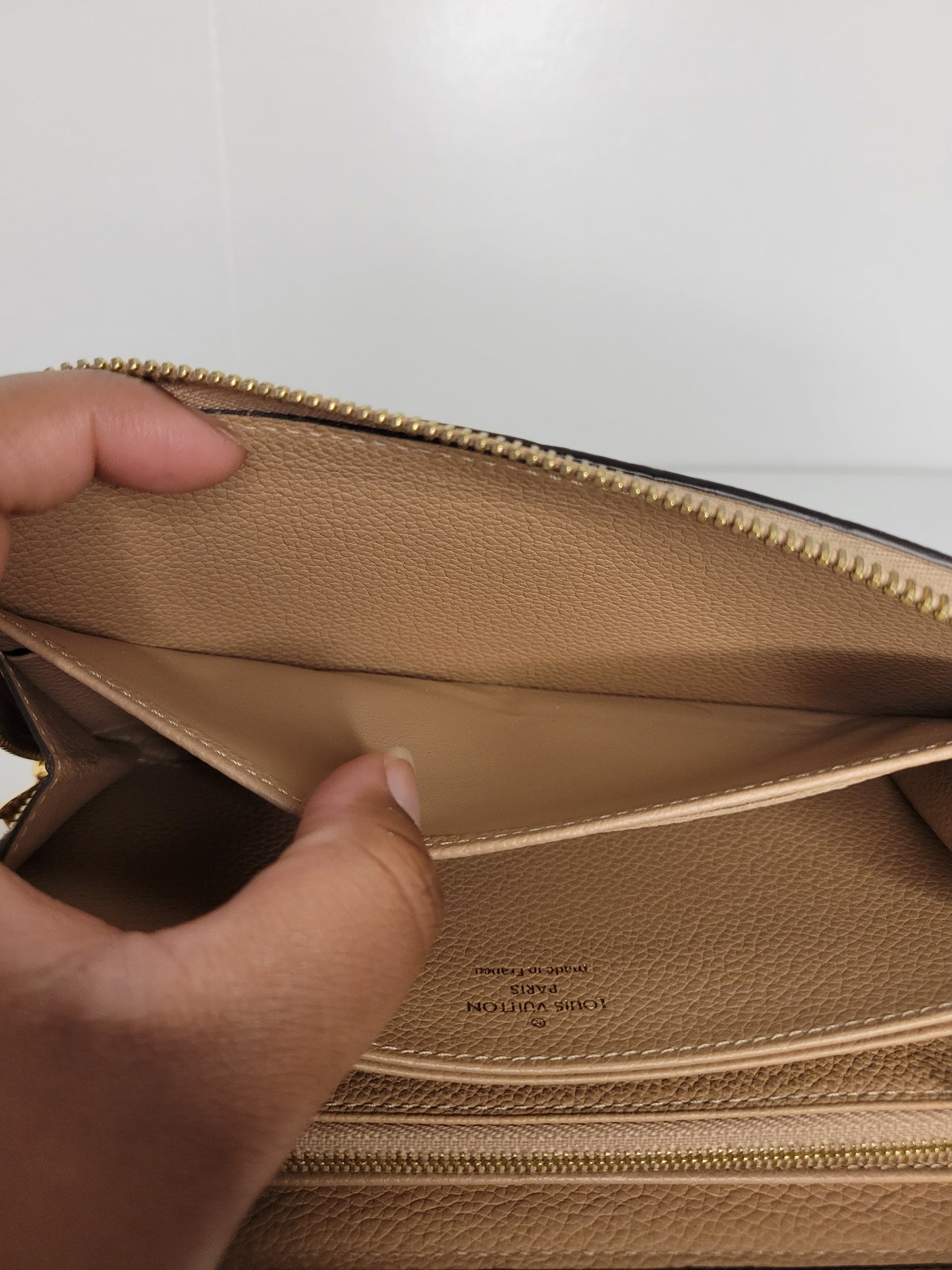 Louis Vuitton Empreinte Beige Zippy Wallet SP5107