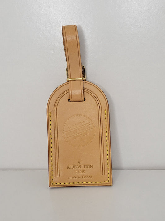 Louis Vuitton NYC Passport Stamp Luggage Tag