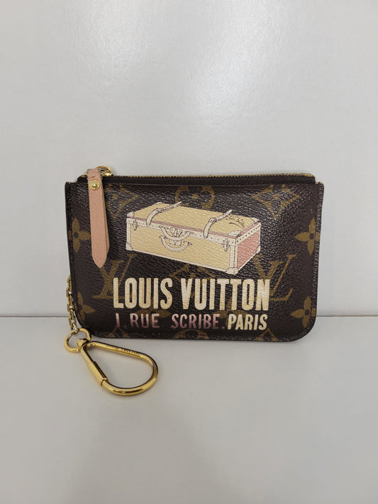 Louis Vuitton Limited Edition L Rue Scribe Key Pouch CA2190