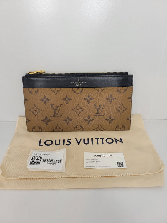 Louis Vuitton Reverse Monogram Slim Purse 💾