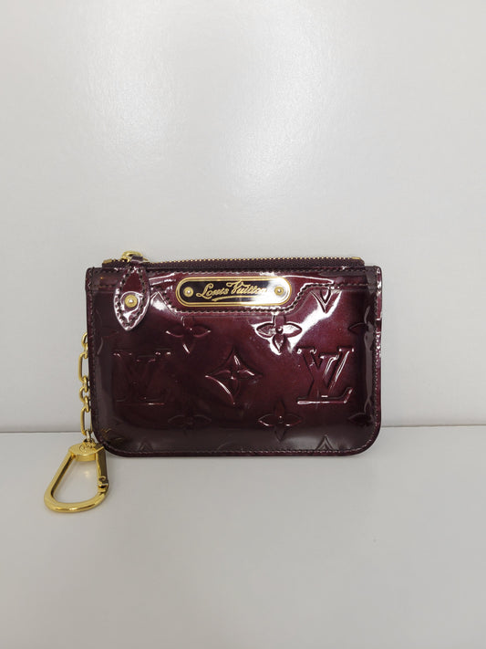 Louis Vuitton Amarante Vernis Key Pouch CA0172