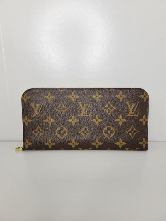 Louis Vuitton Monogram Fleuri Blue Insolite Wallet CA0190