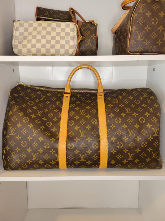 Louis Vuitton Monogram Keepall 55 SP1915