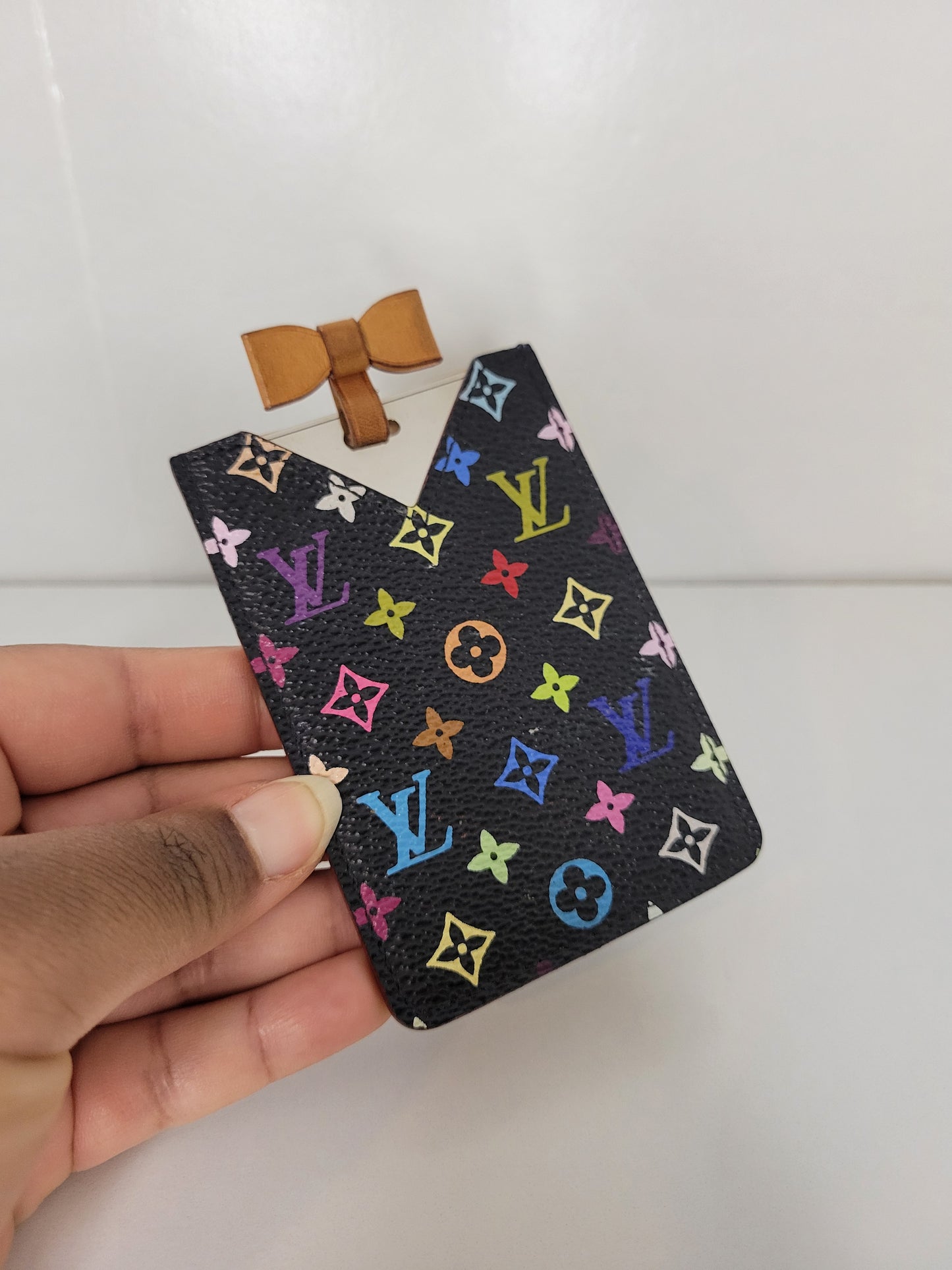 Louis Vuitton Black Multicolore Mirror / Card Case MI0064