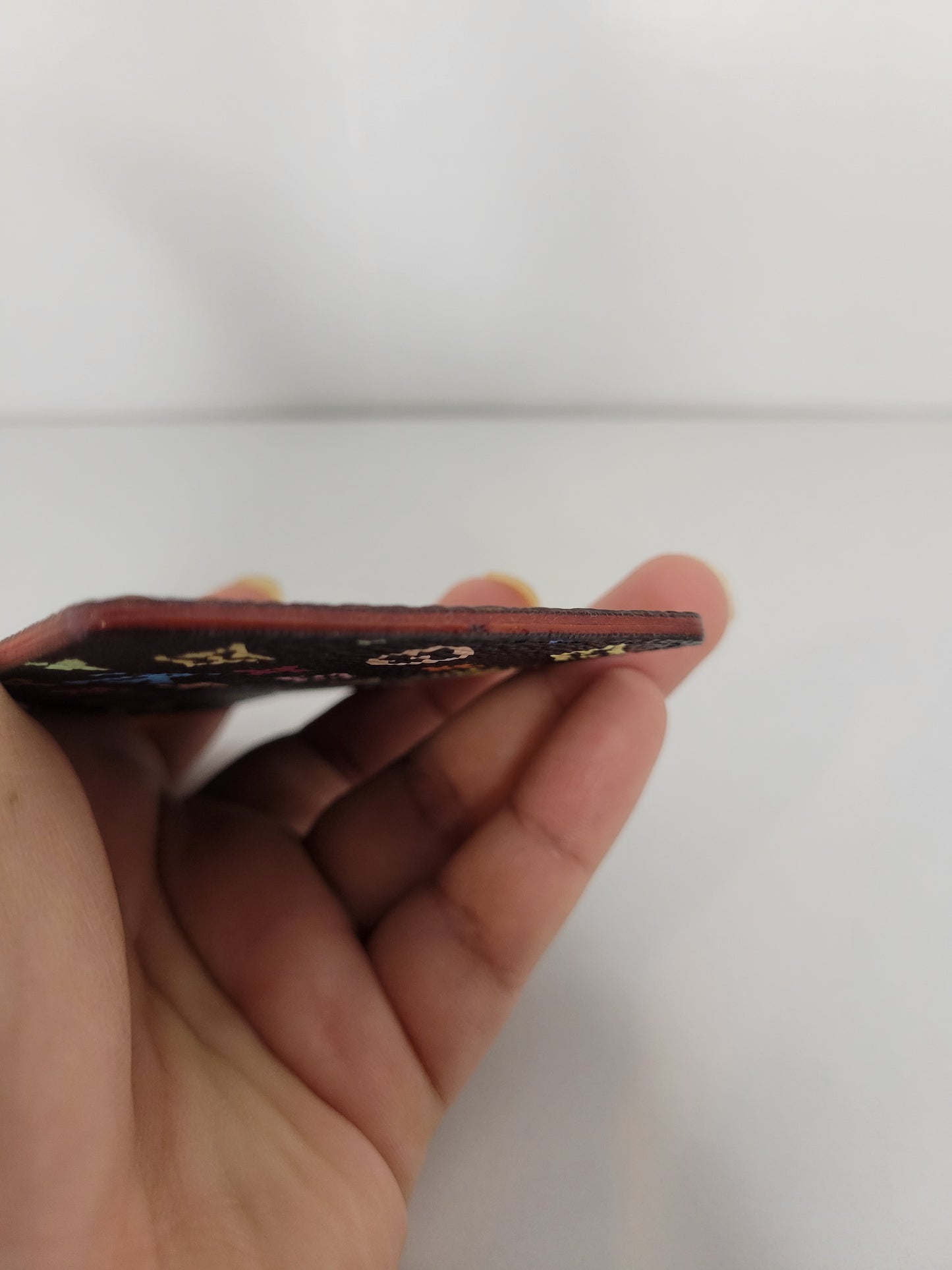 Louis Vuitton Black Multicolore Mirror / Card Case MI0064