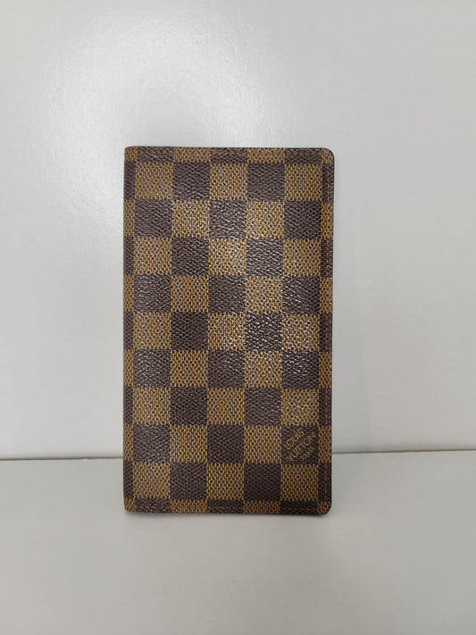 Louis Vuitton Damier Ebene Pocket Agenda Cover CA0072